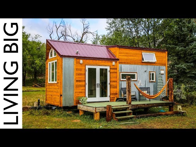 Young Woman's Off-Grid Green Built Tiny House Designed For A ...